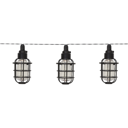 LED-lamppuketju Cage 3,8M 8 lampun aurinkopaneelilla, kuva 2
