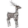 Poron muotoinen koriste 90cm lämmin valkoinen