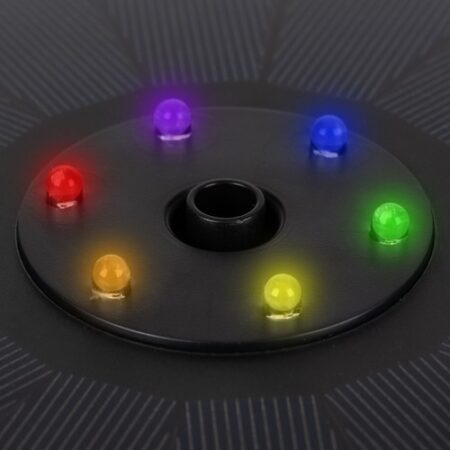 LED-valaistuksella ja aurinkoparistolla toimiva suihkulähteen vesipumppu, kuva 5