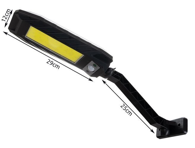 eng_pl_Solar-street-lamp-180LED-COB-15318_10 LED-valonheitin liiketunnistimella 12x29CM 2,5W aurinkopaneelilla ja kaukosäätimellä, kuva 9