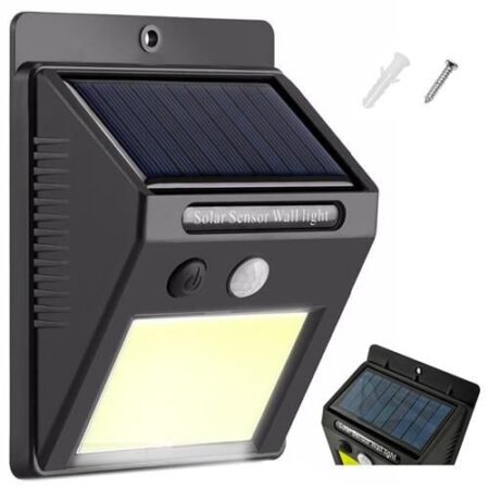 LED-valonheitin 48LED liiketunnistimella 9,5x12,5CM 7W aurinkopaneelilla, kuva 3