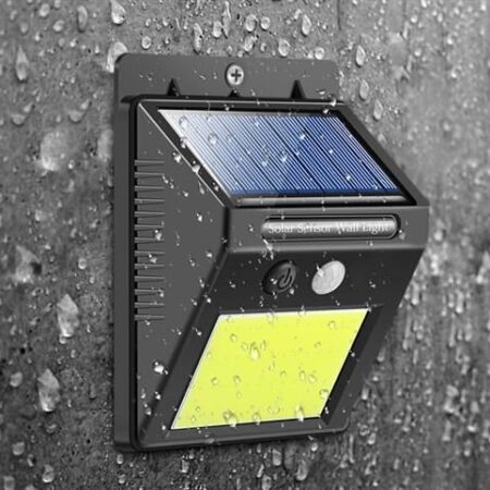 LED-valonheitin 48LED liiketunnistimella 9,5x12,5CM 7W aurinkopaneelilla, kuva 2