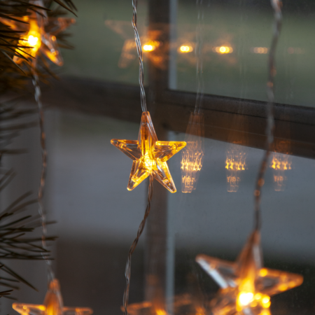 LED-valoverho "Stars" 180x40CM 20LED