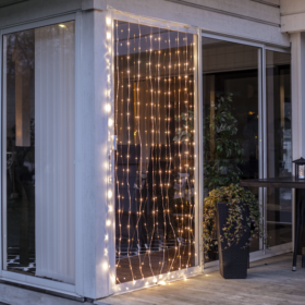 LED valoketju Sherrie 1Mx2M lämmin valkoinen