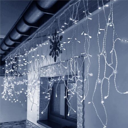 500LED valoverho valkoinen 22,5M + kaukosäädin