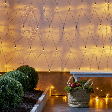 Jõuluvalgusti - võrk 200LED 3x3m soe valge