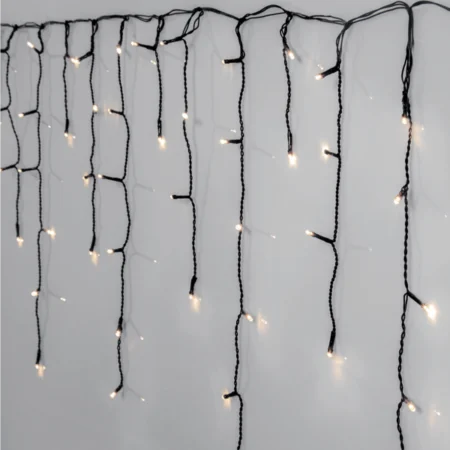960LED valoverho lämmin valkoinen 24M