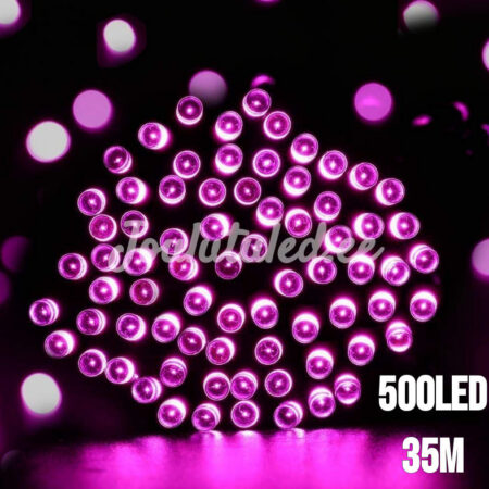 500LED jõulutuled roosa 35M