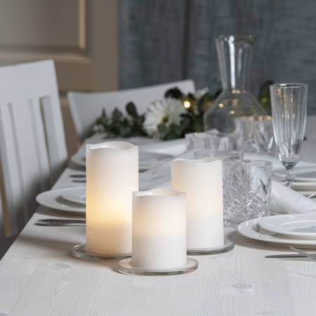 LED Küünalde komplekt 3TK