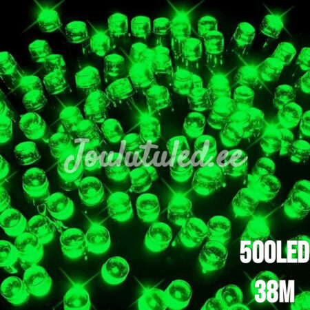 500LED jõulutuled roheline 38M