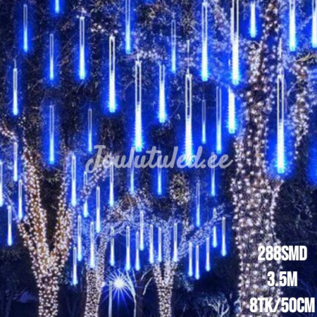 Jouluvalot "Raindrops" sininen 3.5M