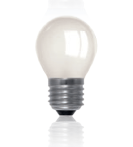 LED-polttimo 1W G45 E27 lämmin valkoinen