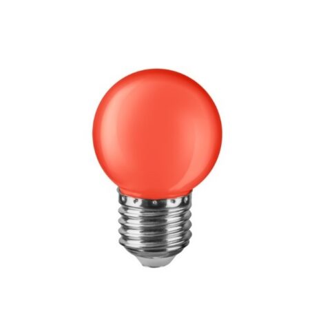 LED-polttimo 1W G45 E27 punainen