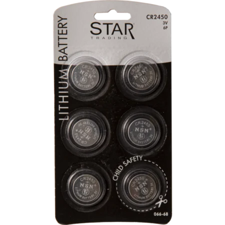 Paristot CR2450 6 kpl/pkt