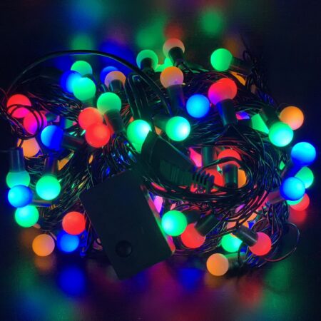 200LED pallonmuotoiset valot värikäs 17M, kuva 2