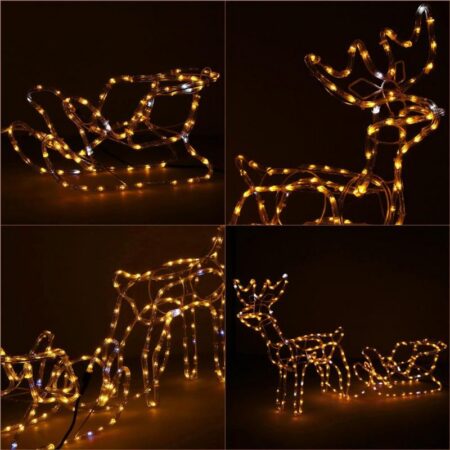 LED-poro reellä lämmin valkoinen + kylmä valkoinen vilkkuva, kuva 7