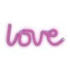 Neon LED Light "Love" pinkki 35,5*13 cm USB/akuilla