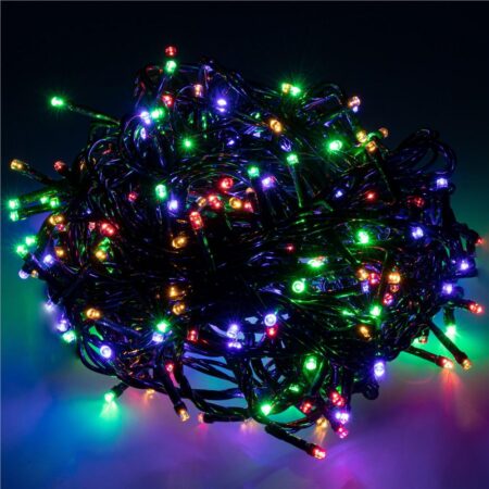 1000LED jouluvalot värikäs 52,5M