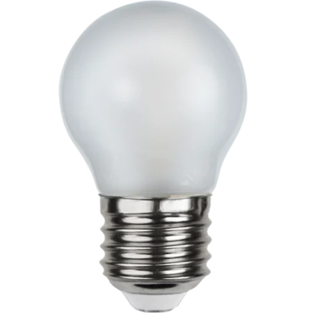 LED-polttimo 1W G45 E27 lämmin valkoinen himmeä