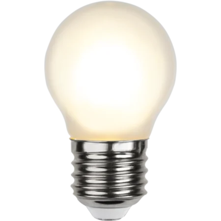 LED-polttimo 1W G45 E27 lämmin valkoinen himmeä