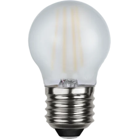 LED-polttimo 1W G45 E27 lämmin valkoinen himmeä