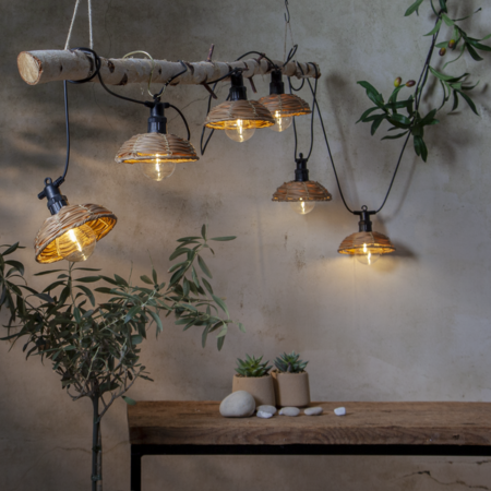 LED-koristevalosarja "Cesta" 6,5 m 6 lamppua