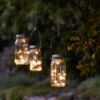 Aurinkokennolla toimiva LED-purkkivalaisin 18 cm