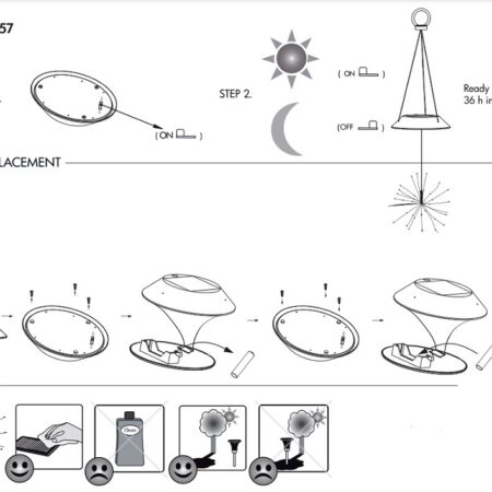 LED-riippuva koristelu aurinkopaneelilla, kuva 6
