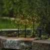Aurinkokennolla toimiva puutarhavalaisin ”Siili” 3 kpl 3M 90LED 40cm