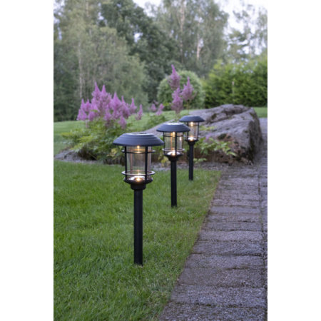 Puutarhavalaisin aurinkopaneelilla 3kpl 34cm, kuva 3