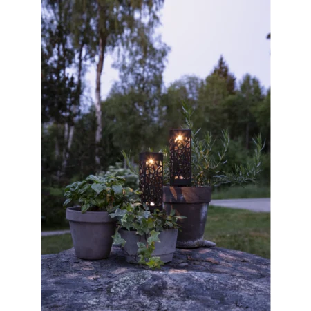 Aurinkopaneelilla toimiva puutarhavalaisin 2KPL 18CM, kuva 3