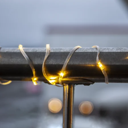 480LED joulukuusen valosarja läpinäkyvällä johdolla, lämmin valkoinen, kuva 2