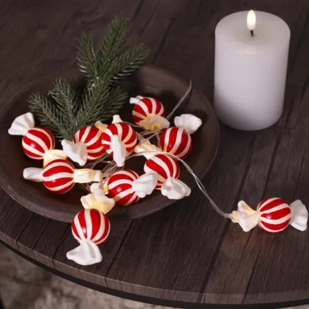 LED-valoketju "Bonbon", paristokäyttöinen