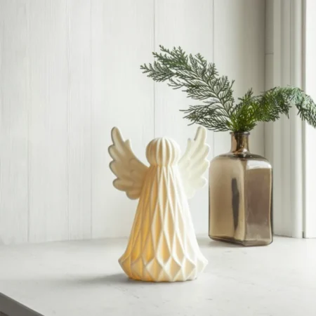 LED-enkeli "Vinter" 19 cm