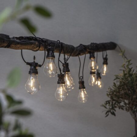 LED-lamppuketju Filament 8M 10 lamppua