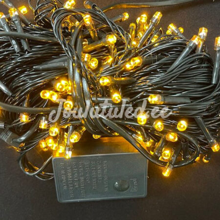 100LED jouluvalot keltainen 8M, kuva 2