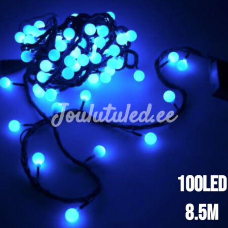 100LED pallonmuotoiset Sininen 8.5M