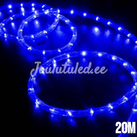 LED-joululetku sininen 20M