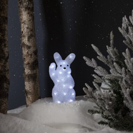 30LED vilkuttava pupukoriste "Crystalo" 29 cm