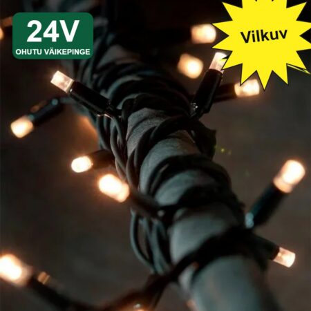 LED-valosarja PRO 24V 10 m, vilkkuva