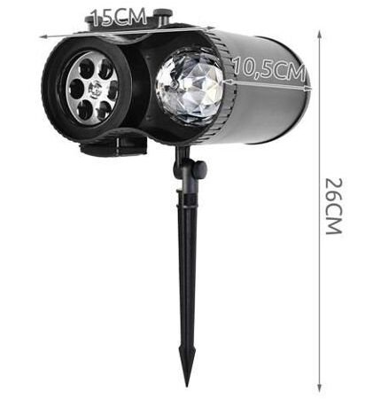 LED-ulkoprojektori 12 eri kuvaa, kuva 2