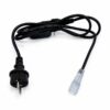 PRO-kaksipuolisen neonvaloletkun virtajohto 1,5 m SUPER CONNECT, musta (PRO-PPCLDN1,5-BL-OW2-CON)