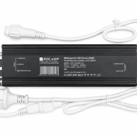 PRO-virtalähde 24V 200W IP67 – enintään 23 valosarjaa (230 m)