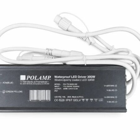 PRO-virtalähde 24V 300W IP67 – enintään 35 valosarjaa (350 m)