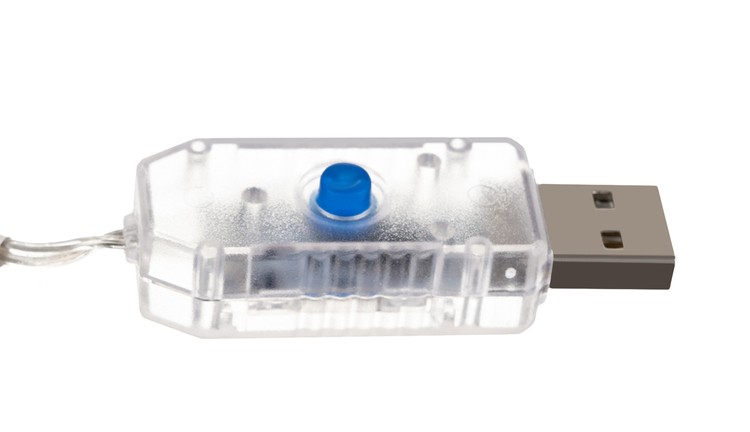 rus_pl_Световая-завеса-138-LED-USB-холодный-белый-15584_1 LED-valoverho "Tähdet" North Star valkoinen USB kaukosäätimellä, kuva 6