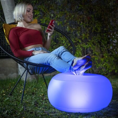 Täytettävä LED-istuin kaukosäätimellä Pulight