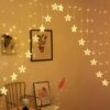 LED-valoverho "Stars"-kaukosäätimellä